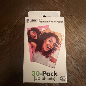 Zink 2"x3" Prem Instant Photo Paper (30 Pk) Polaroid Snap, Snap Touch, Zip &Mint